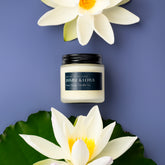 Frosted Glass Scented Candle